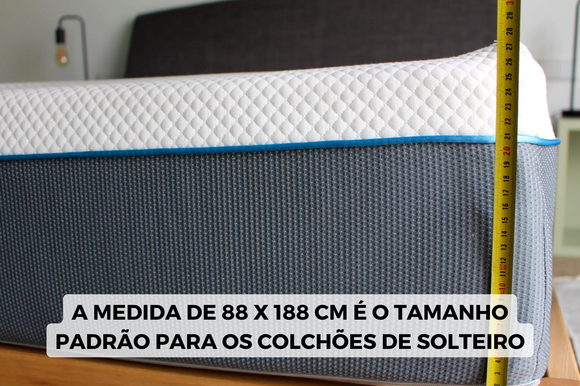 tamanho padrão colchão solteiro
